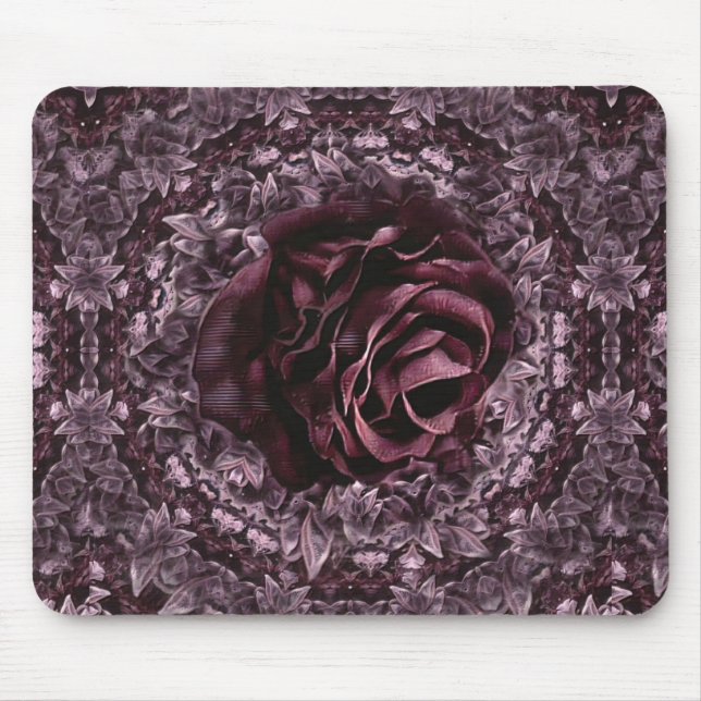 Tapis De Souris Rose Mandala (Devant)