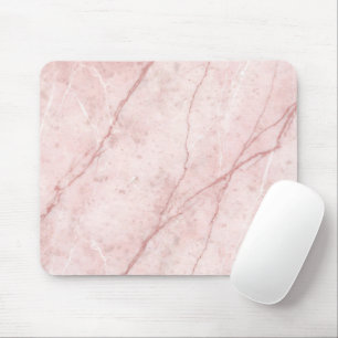 Tapis De Souris Rose Marbre Bio Rouge Poussiéreux Blush