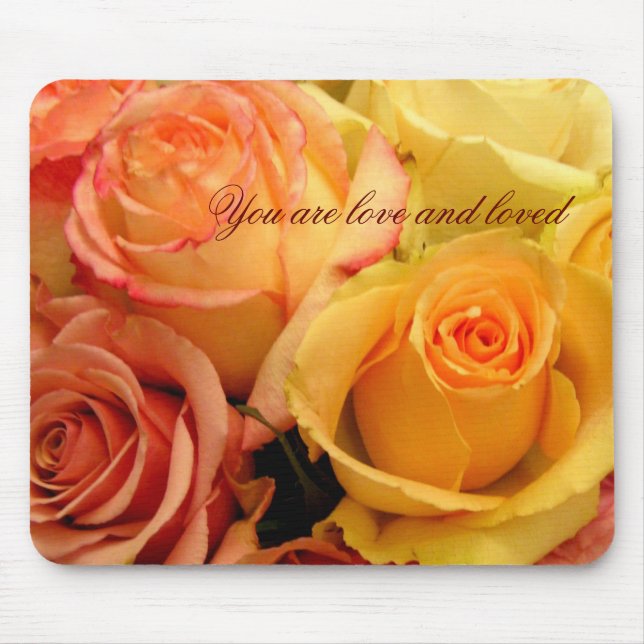 Tapis De Souris Rose_ Mousepad (Devant)