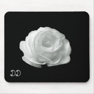 Tapis De Souris Rose noire et blanche