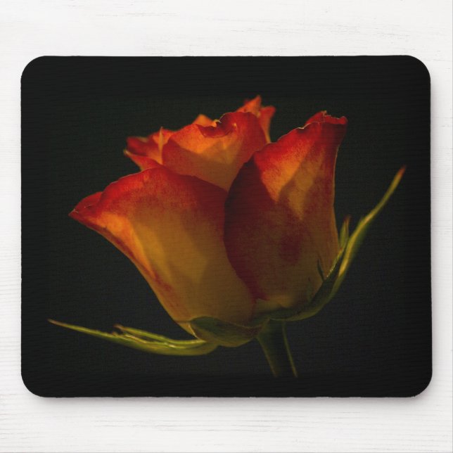 Tapis De Souris Rose orange et jaune (Devant)