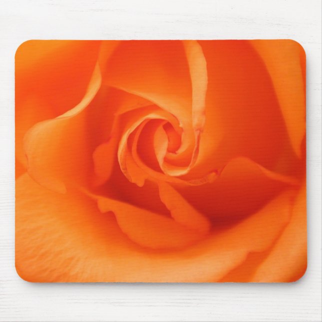 Tapis De Souris Rose Orange Pêche (Devant)