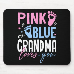 Tapis De Souris Rose ou bleu grand-mère adore la révélation du sex
