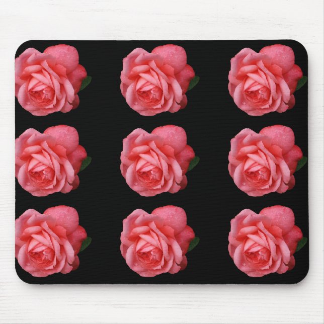 Tapis De Souris Rose rose (Devant)