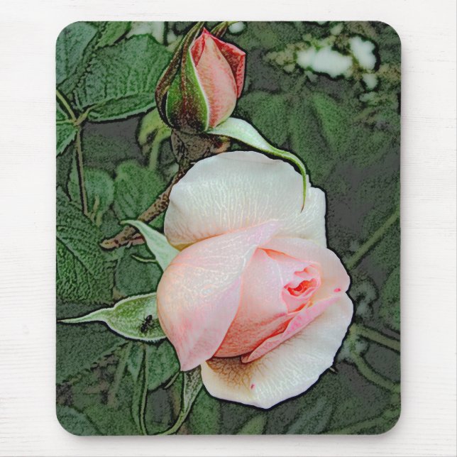 Tapis De Souris rose rose (Devant)