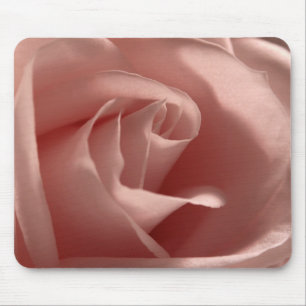 Tapis De Souris Rose rose clair Floral Photo Joli Pétales Fleurs