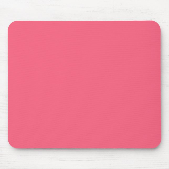 Tapis De Souris Rose-rose (couleur solide) (Devant)