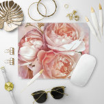 Tapis De Souris Rose rose rose rose rose pâle rose florale botaniq<br><div class="desc">Botanical Floral Peony Blush Rose Rose Pad - Décorez votre bureau avec style avec ce magnifique tapis de souris avec un beau bouquet de roses roses et pivoines roses,  sur un bel arrière - plan d'aquarelle rose et bleu. Copyright Anastasia Designs,  tous droits réservés.</div>