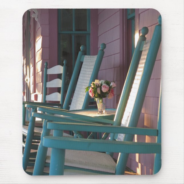 Tapis De Souris Rose Roses Sunrise - Martha's Vineyard (Devant)