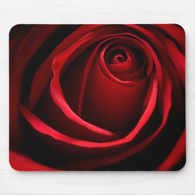 Tapis de souris Rose Rouge (Devant)