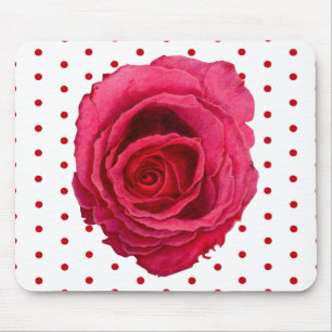 Tapis De Souris Rose rouge