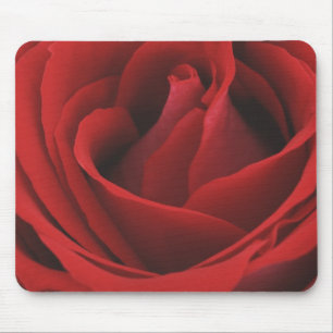 Tapis De Souris Rose rouge de floraison