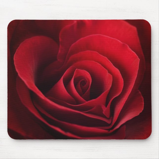 Tapis De Souris Rose rouge de Valentine (Devant)