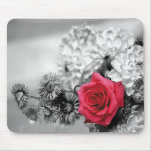 Tapis De Souris Rose rouge élégant