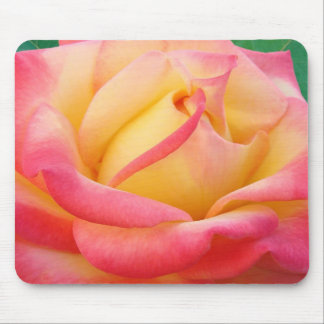 Tapis De Souris Rose rouge et jaune Mousepad