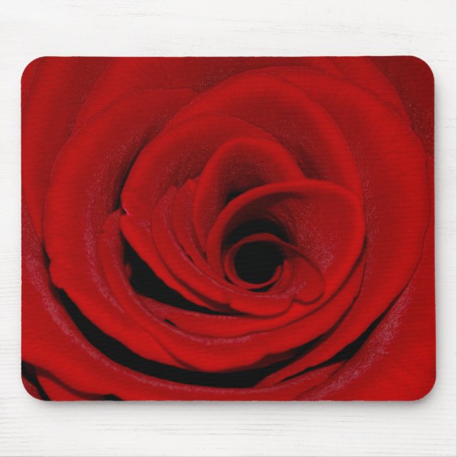 Tapis De Souris Rose rouge Mousepad (Devant)