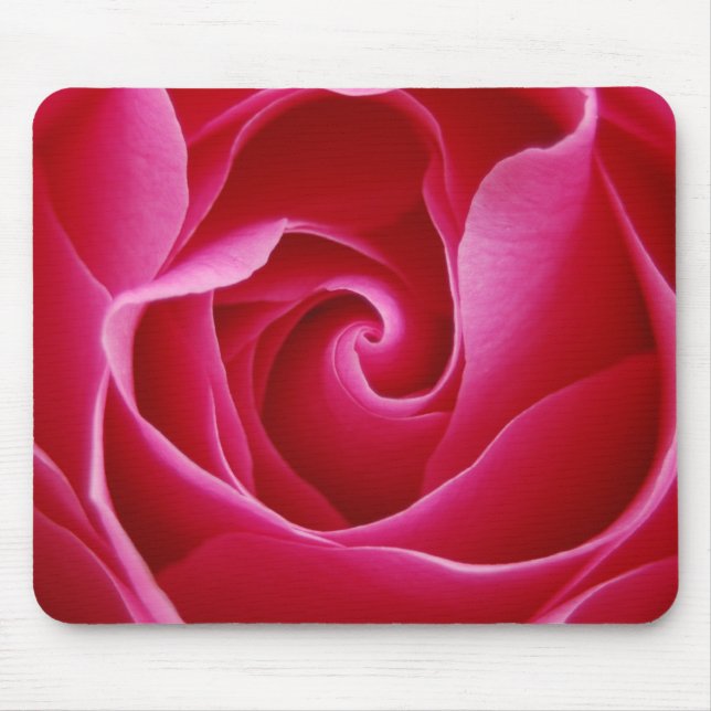 Tapis De Souris Rose rouge Mousepad (Devant)