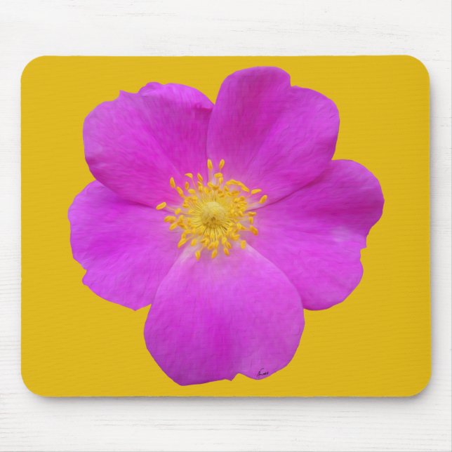 Tapis De Souris Rose sauvage 2 (Devant)