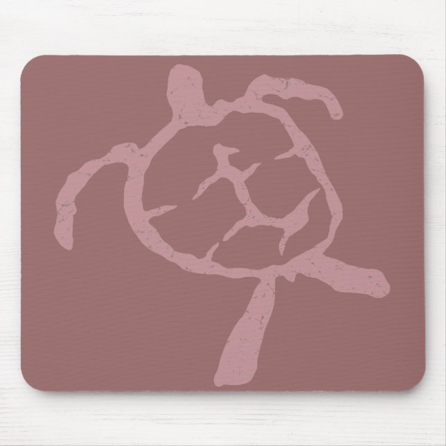Tapis De Souris rose tortue (Devant)