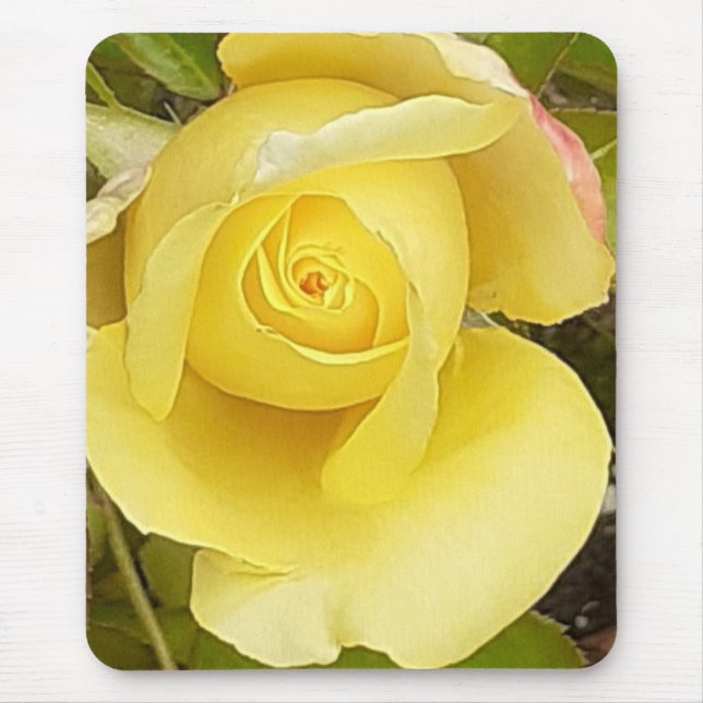 Tapis De Souris Rosebud jaune (Devant)