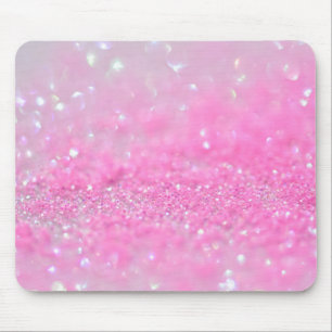 Tapis De Souris Rosegold rose étincelle Parties scintillant bébé f