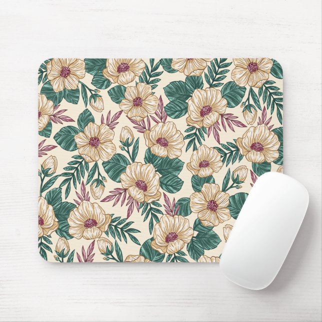 Tapis De Souris Roses (Avec souris)