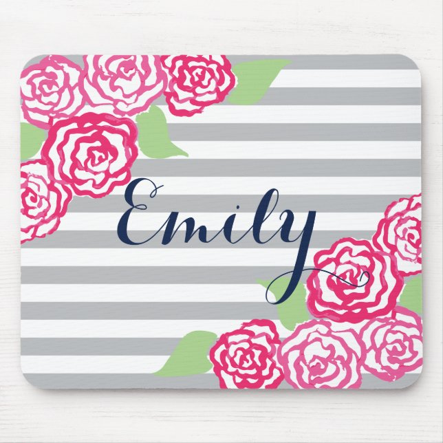 Tapis De Souris Roses (Devant)