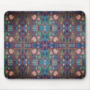 Tapis De Souris Roses ,dans le jardin