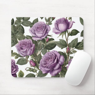 Tapis De Souris Roses de Rose pourpre,