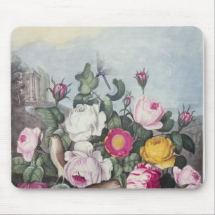Tapis De Souris Roses, 'du temple de Flora