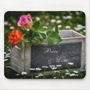 Tapis De Souris Roses et daises