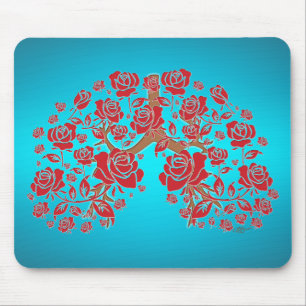 Tapis De Souris Roses et espoir