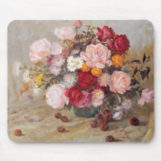 Tapis De Souris Roses et marguerites