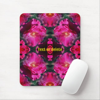 Tapis De Souris Roses rose Floral Art Abstrait Personnalisé