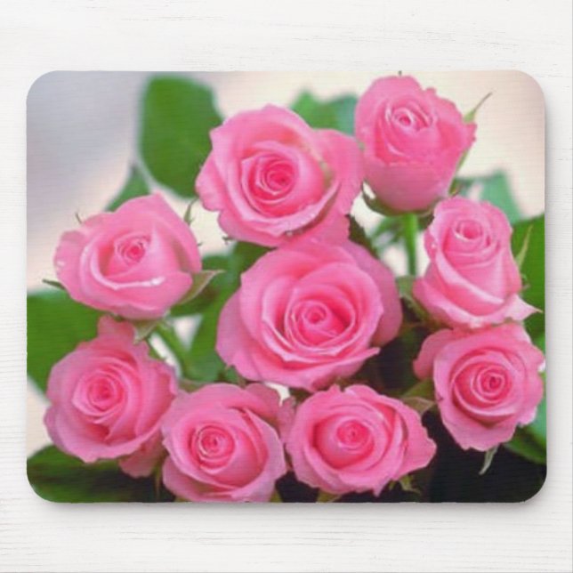 Tapis De Souris Roses roses (Devant)