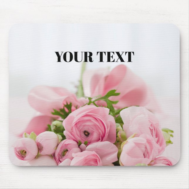Tapis De Souris Roses roses romantiques (Devant)