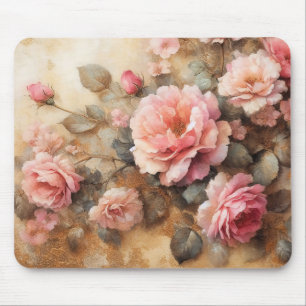 Tapis De Souris Roses Roses Roses Roses Roses Vintages