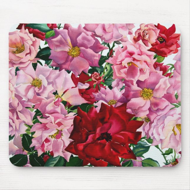 Tapis De Souris Roses rouges et roses 2008 (Devant)
