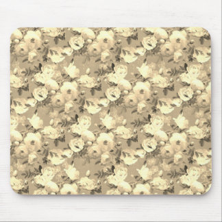 Tapis De Souris Roses sucrés sur Sepia