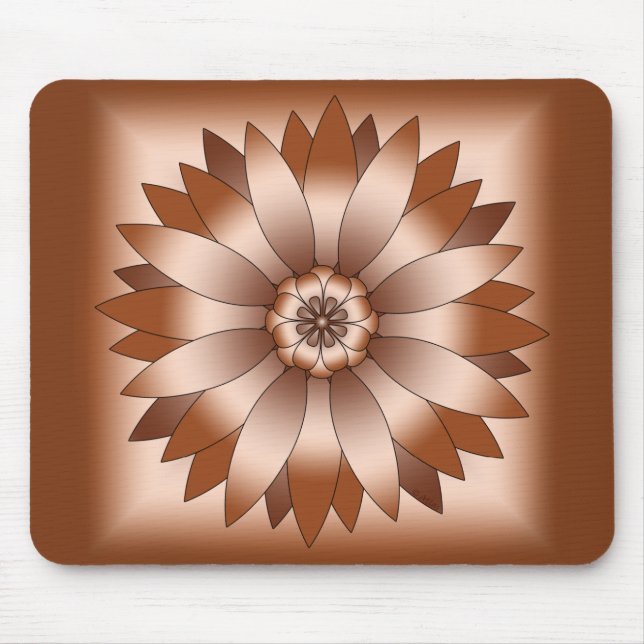 Tapis De Souris Rosette de cuivre (Devant)