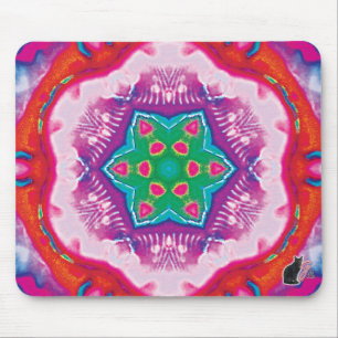 Tapis De Souris Rosette Kaleidoscope