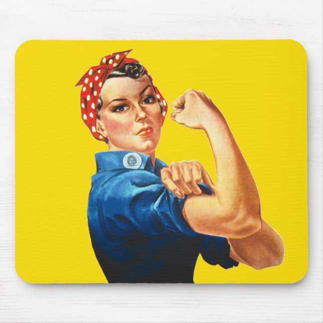 Tapis De Souris Rosie la riveuse (Devant)
