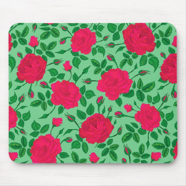 Tapis De Souris rosier rose profond (Devant)