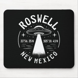Tapis De Souris Roswell Nouveau-Mexique Alien Ufo Zone 51
