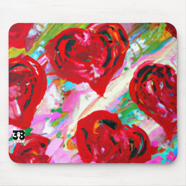 Tapis De Souris Rosy Hearts (Devant)