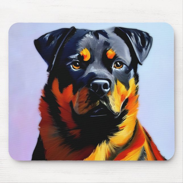 Tapis De Souris Rottweiler (Devant)