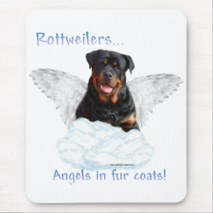 Tapis De Souris Rottweiler Angel
