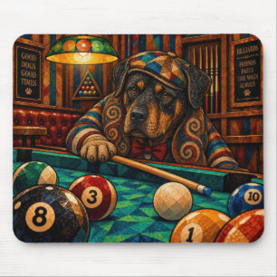 Tapis De Souris Rottweiler, Mosaïque Géométrique