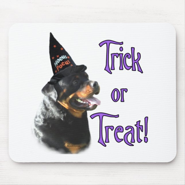 Tapis De Souris Rottweiler Trick (Devant)