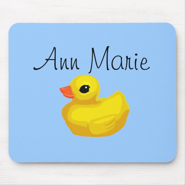 Tapis De Souris Roubber Ducky Personnalisé Mousepad (Devant)